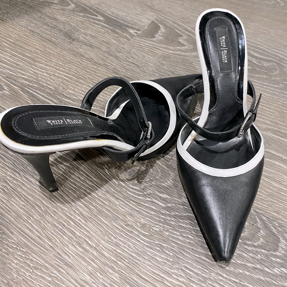 White House Black Market Slip In Heels 8.5